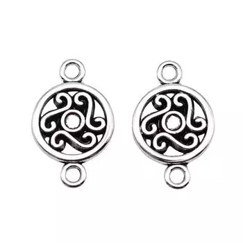 Товары для изготовления ювелирных изделий Круглый разъем Подвески оптом Подвеска для телефона 10 шт.