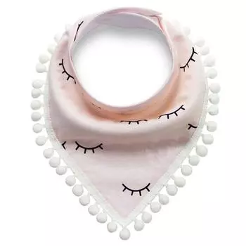 Товары для матери и ребенка Детский треугольный шарф Хлопковое двухслойное полотенце слюны Детский нагрудник one size