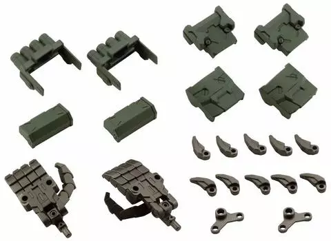 Товары для моделирования KOTOBUKIYA Тяжелое оружие, блок 28 актов, кастет A, тип, общая длина 190 мм, пластиковая модель MH28 MSG, приблизительная. Немасштаб серый