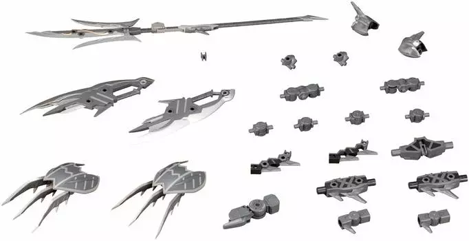 Товары для моделирования Тяжелое оружие Подразделение 21 Снаряжение Дракона Общая длина 235 мм Немасштабная пластиковая модель MSG Ryuubi прибл.