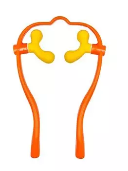 Товары для облегчения боли в плечах SHAOCN Массажер для шеи Жесткие плечи Жесткая шея Массаж шеи Точки давления Лопатки Растяжка шеи Шиацу оранжевый