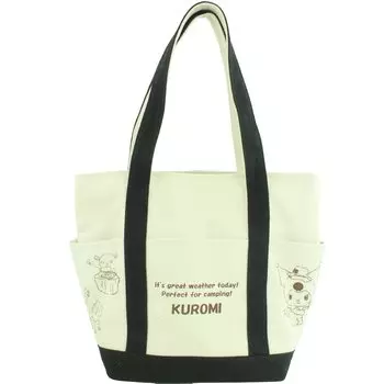 Товары для персонажей Sanrio Characters 7 Pocket Tote Bag Kuromi [Yasuda Tsusho]