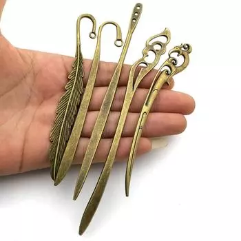 Товары для рукоделия, смешанные старинные бронзовые закладки, подвески, 10 шт., аксессуары для рукоделия