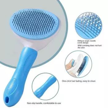 Товары для собак Аксессуары для домашних собак Уход за длинношерстными собаками Домашние животные Кошки Расческа Косметика Уход за телом Расческа из нержавеющей стали для принадлежностей Товары