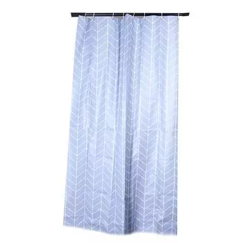 Товары для ванной комнаты с защитой от плесени, удлиненная занавеска для душа с геометрическим узором Peva