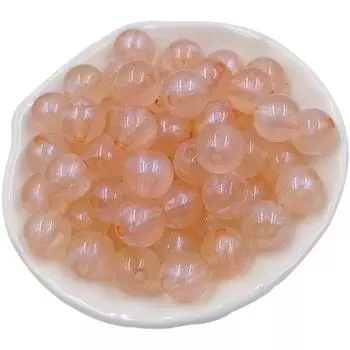 Товары для вечеринки Акриловые ювелирные изделия Двухцветная группа Материалы ручной работы Модные круглые флуоресцентные разбросанные бусины 10 мм 10 шт.