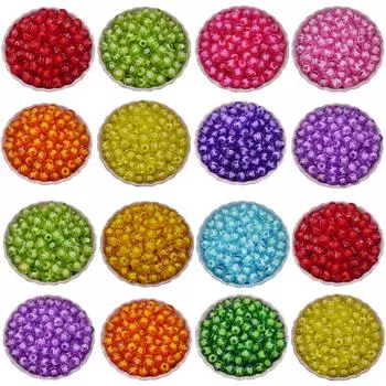 Товары для вечеринки, четыре угла для изготовления ювелирных изделий, ожерелье, браслет, сэндвич, свободные бусины, 20/40 шт., 8/10 мм, подвеска, поделки своими руками, яркие цвета 10mm 20Pcs розы красного