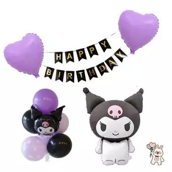 Товары для вечеринки, дня рождения, Sanrio Cinnamoroll Kuromi, тематический набор My Melody, Bora Chromie