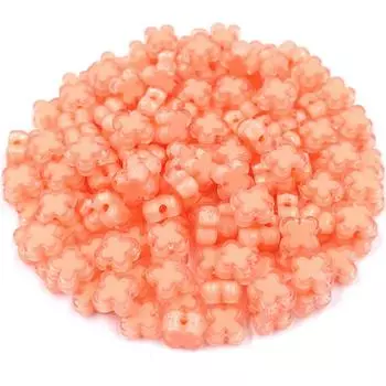 Товары для вечеринки Свободные бусины Свободные бусины Четыре лепестковые цветочные бусины, сделанные своими руками, ювелирные аксессуары для изготовления браслетов и сережек, модные 20 шт. разноцветный