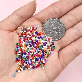 Товары для вечеринки, ювелирные аксессуары, DIY ремесло, свободные бусины, новые 1000 шт., 2 мм, красочные для изготовления ювелирных изделий, бусины-разделители, стеклянные бусины красный