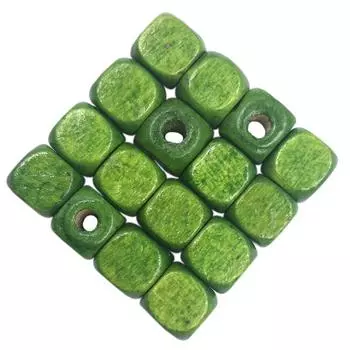 Товары для вечеринок 100 шт. 6 мм ручная работа своими руками для оптовой продажи аксессуары изготовление ювелирных изделий квадратные свободные бусины дерево