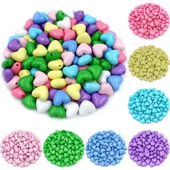 Товары для вечеринок 20 шт. бусины в форме сердца, подвески, браслет, ожерелье, аксессуары, свободные бусины, акриловые самодельные украшения, фурнитура для изготовления ювелирных изделий, конфетный цвет жёлтый