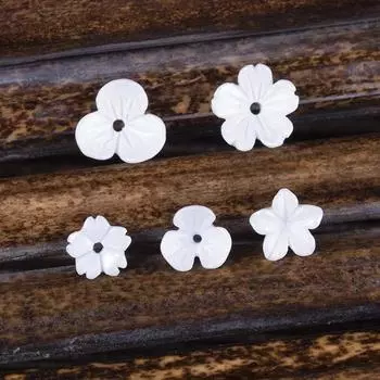 Товары для вечеринок 50 шт. DIY аксессуары имитация ракушки старинный стиль чаша цветок шпилька шаг перламутровый белый держатель для цветов встряхивание материал Big Bowl Flower белый