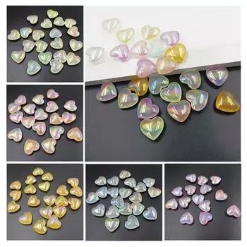 Товары для вечеринок 5 шт. персиковое сердце светящийся браслет своими руками Aurora Dazzle Jelly цвет ювелирные изделия аксессуары модные свободные бусины ожерелье розовый