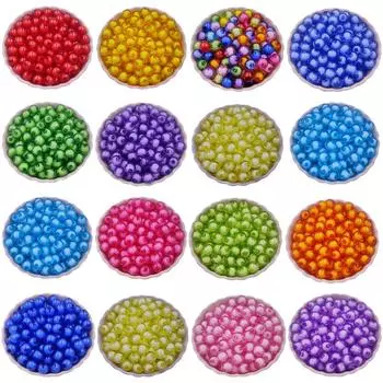 Товары для вечеринок Акрил 40/20 шт., поделки своими руками, 8/10 мм, прозрачные бусины для ожерелья, браслета, конфетного цвета, круглые бусины-разделители, оптовая продажа 8mm 40Pcs розовый