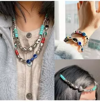 Товары для вечеринок Белые бусины с покрытием K Высокое качество ожерелье ювелирные изделия аксессуары распорка для изготовления ювелирных изделий свободные самодельные горячая распродажа популярные нерегулярные 7x6mm 50pcs