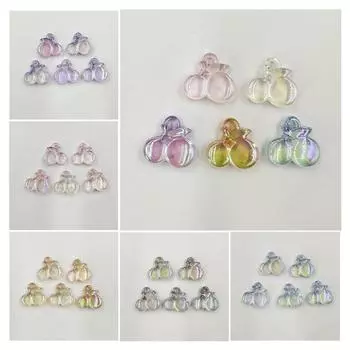 Товары для вечеринок Браслет 19*18 мм Ожерелье Материал Бисера Аксессуары Акриловые Вишневые Бусины AB Цвет Мобильный Телефон Цепочка Мода 5 шт. чёрный