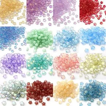 Товары для вечеринок Бусины-разделители Бусины Горячие продажи AB Цвет Свободное стекло Чешская звезда высокого качества 10 шт./лот Ювелирные аксессуары Популярная заколка для волос «сделай сам» 8 мм Purple Pink