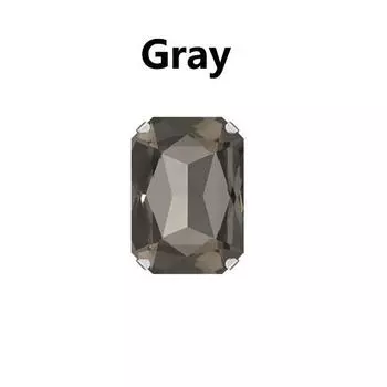 Товары для вечеринок Бусины россыпью DIY поделки Кристалл Стразы многоцветные плоские задние украшения Изготовление Прямоугольные популярные серебристые коготь чашки высокого качества 10x14mm 20pcs