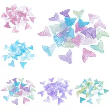 Товары для вечеринок DIY Ювелирные изделия Аксессуары Мода Бусины 20 шт. Градиент Креативный Перфорированный Подвеска для Браслета Ожерелье Материал Изготовление Ручной Работы Gradient зелёный