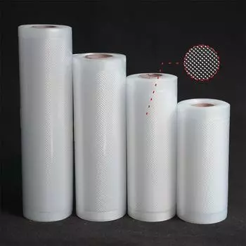 Товары для вечеринок Храните еду в свежем виде Пакеты для хранения продуктов Герметичные пакеты Высококачественная вакуумная упаковка для еды Кухонные принадлежности Пакеты для хранения Популярные 1 рулон 12*500CM прозрачный