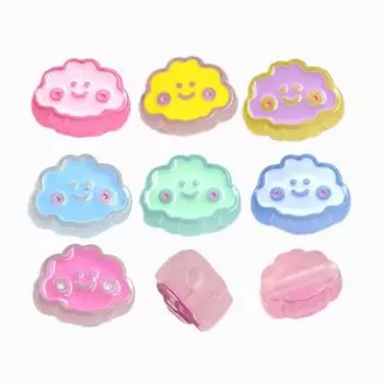 Товары для вечеринок Ювелирные аксессуары Ожерелье Изготовление браслетов Ручная работа Изготовление ремесел для детей Девочки DIY Находки Свободные бусины Яркие цвета Шарм светло-синий