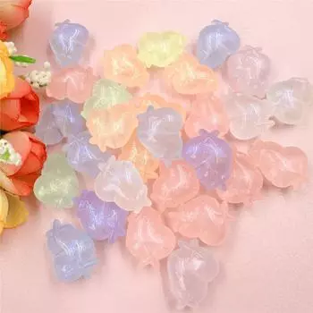 Товары для вечеринок, креативное ожерелье, браслет, ручная работа, материал акрил с отверстием 14,2*20,3 мм, распорные бусины, ювелирные аксессуары, сделай сам, 50 шт. оранжевый