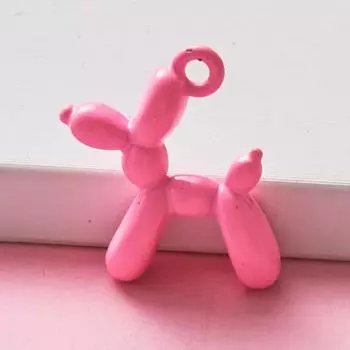 Товары для вечеринок, маленькие бусины в виде воздушных шаров, аксессуары для собак, 3 шт., кулон из сплава, ювелирные изделия, кулон, мобильный телефон, цепочка, браслет, аксессуары кофейный