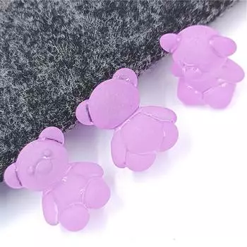 Товары для вечеринок Медведь Смола Бусины Прозрачные аксессуары для рукоделия Красочные DIY Детские украшения для волос Ожерелье для изготовления ювелирных изделий Браслет Симпатичный розовый