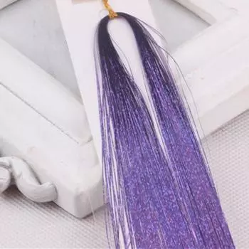 Товары для вечеринок Модный сверкающий парик Аксессуары для волос 1 шт. Аксессуары для наращивания волос Макияж Красота королевский синий