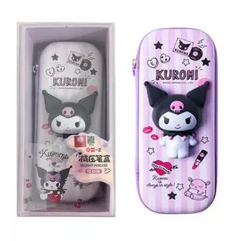 Товары для вечеринок Оригинальный пенал Sanrio Cinnamoroll Kuromi My Melody Ученики средней школы, популярный персонаж в Корее