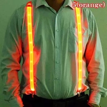 Товары для вечеринок Подтяжки Светодиодные фонари Женские вешалки Для мужчин Аксессуары для свадебных вечеринок Светящиеся в темноте