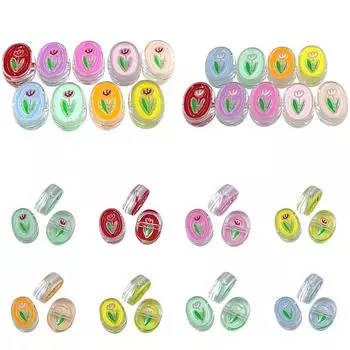 Товары для вечеринок, подвеска, DIY, фурнитура, ожерелье, браслет, 3 шт., в форме цветка, собаки, акриловые бусины для изготовления ювелирных изделий оптом