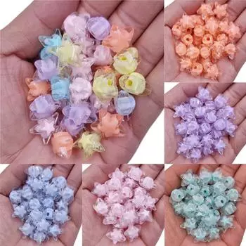 Товары для вечеринок, подвеска унисекс, конфетного цвета, россыпью, в форме звезды, ожерелье, браслет, сделай сам, поделки, изготовление ювелирных изделий, акрил, прозрачный, 10 шт., 17 мм жёлтый