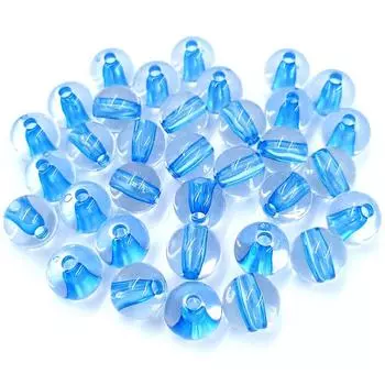 Товары для вечеринок Прозрачные для изготовления ювелирных изделий Акриловые круглые бусины Жемчужные разделители Бусины-рассыпки Аксессуары для самостоятельного изготовления браслета, ожерелья 14 мм разноцветный