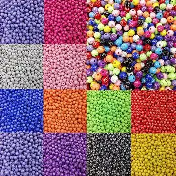 Товары для вечеринок, свободные бусины своими руками для изготовления ювелирных изделий, 40 шт., 8 мм, акриловый крест, кулон, оптовая продажа, ожерелье, браслет