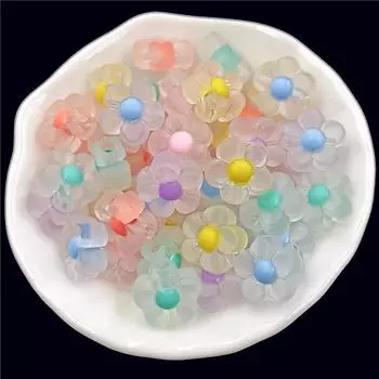 Товары для вечеринок своими руками ожерелье браслет 10 шт. материал ручной работы 13 мм модные украшения изготовление прозрачных/матовых бусины в форме сердца сливы Transparent 13mm 10Pcs синий