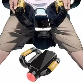 Товары для взрослых 18+, электрическое телескопическое устройство для мастурбации, мужской штокер, вращающаяся двухсторонняя ручка с держателем для телефона