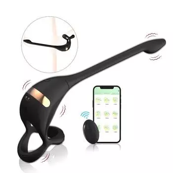 Товары для взрослых Dragon Knight 2 Generation Three Ring Egg Horseshoe Ring Силиконовый секс-продукт Парный продукт APP Style Black /Bags