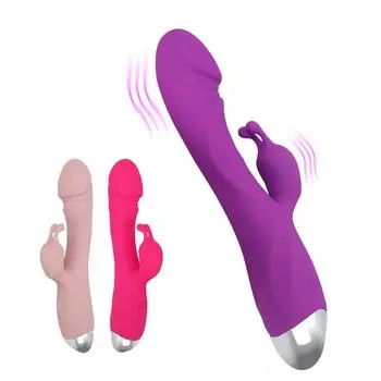 Товары для взрослых Romeo Charging Double G-Spot Vibrator Женский мастурбационный массажный AV-вибратор Rose Red /Bags