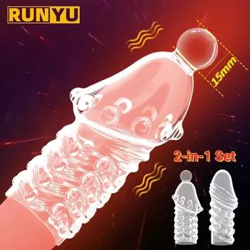 Товары для задержки эякуляции, товары для взрослых, секс-игрушки для мужчин, фаллоимитатор для увеличения пениса, рукав, кольцо на член, эрекция пениса, многоразовый презерватив 18+ As the picture