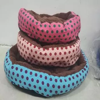 Товары для животных Горошек Восьмиугольная собачья будка Pad Large 58 * 45 * 11CM