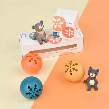 Товары для животных Игрушки для кошек Мячи Игрушки для собак Мячи для маленьких домашних животных Забавные игрушки для кошек Игрушки-снежинки для домашних животных 5cm