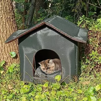 Товары для животных Палатка для животных Мягкая кровать для собак и кошек Спальный лежак Теплая пещера Гнездо Убежище Клетка Идеально подходит для кошек и маленьких собак