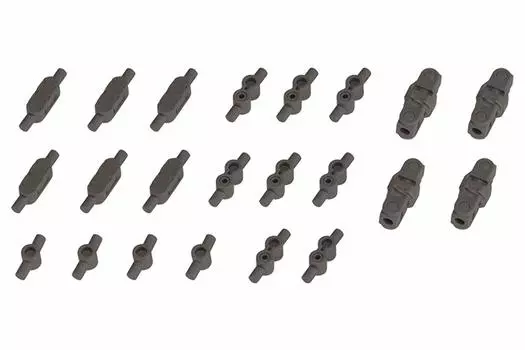 Товары поддержки моделирования KOTOBUKIYA Mecha Supply 20 Joint Set D Gunmetal Plastic Model MSG Ver. Немасштаб