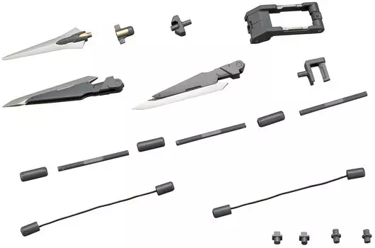 Товары поддержки моделирования KOTOBUKIYA Оружие Единица 11 Трезубец Копье Общая длина 215 мм Пластиковая модель MSG Приблизительно. Немасштаб