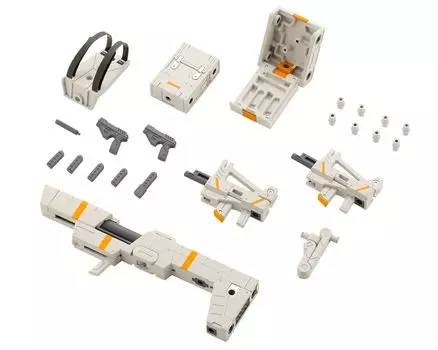 Товары поддержки моделирования KOTOBUKIYA Тяжелое оружие Unit 37 Боевая ячейка Общая длина 120 мм Пластиковая модель MSG Приблизительно. Немасштаб