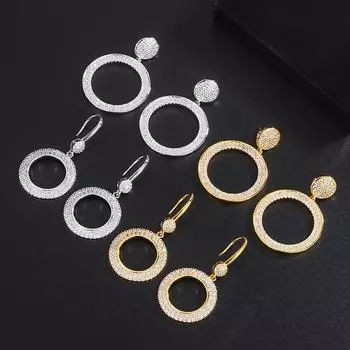 Товары со скидкой, Источник Женская Серебряная Игла Корейский Выпуск Круглый style 1 платиновый