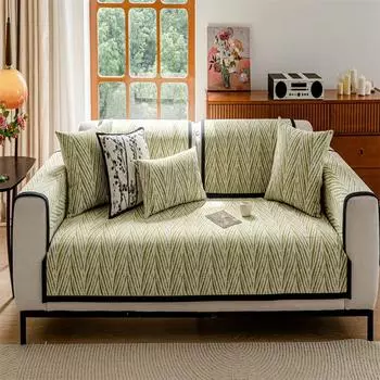 Towel Cushion Cloth Towel Combination Cushion Sofa Cover Four Seasons Universal Style Sofa Cushion Cover 70x70cm 1pc