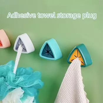 Towel Holder Sucker Wall Rack Washing Cloth Rag Hook Free Punch Storage Hanger Hand Towel Dish Towel Rack Kitchen Bathroom Tools